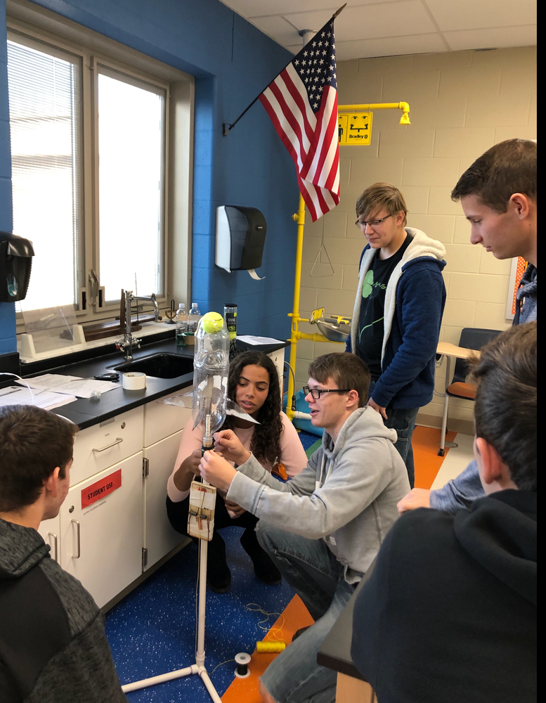WL-S Phyics Students through Edison State Physics Complete Rocket Launch Experiment