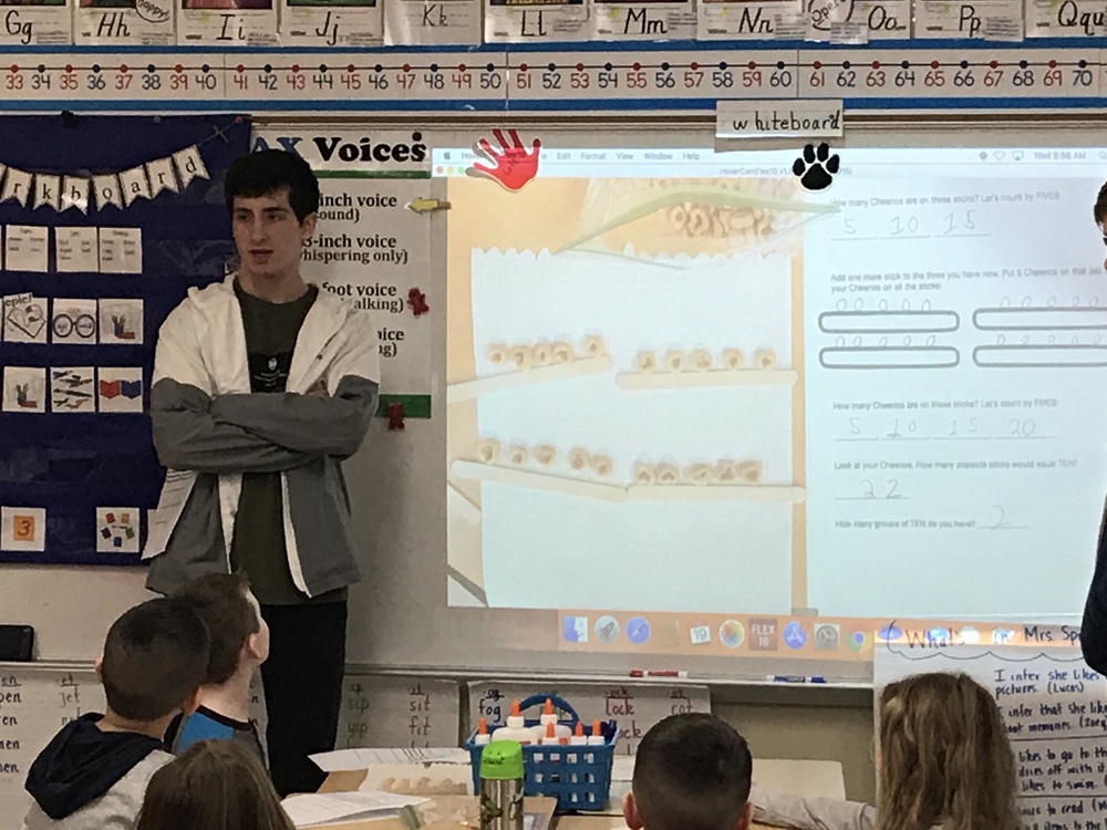 Physics Students Teach a Fun STEM Activity to First Graders