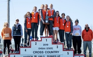Big Organge Girls Cross Country Earn Runner Up at State Championship