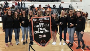 West Liberty-Salem and the WLSAA Host Lady Tigers State Championship Track and Field Team Ring Ceremony