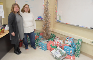 West Liberty-Salem Education Association Provides Christmas for one Logan Family