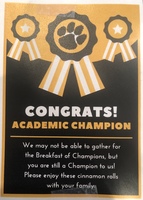 West Liberty-Salem Elementary Celebrates Highest Honors Honor Roll with Socially Distant Breakfast of Champions
